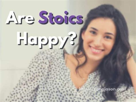Do Stoics get happy?